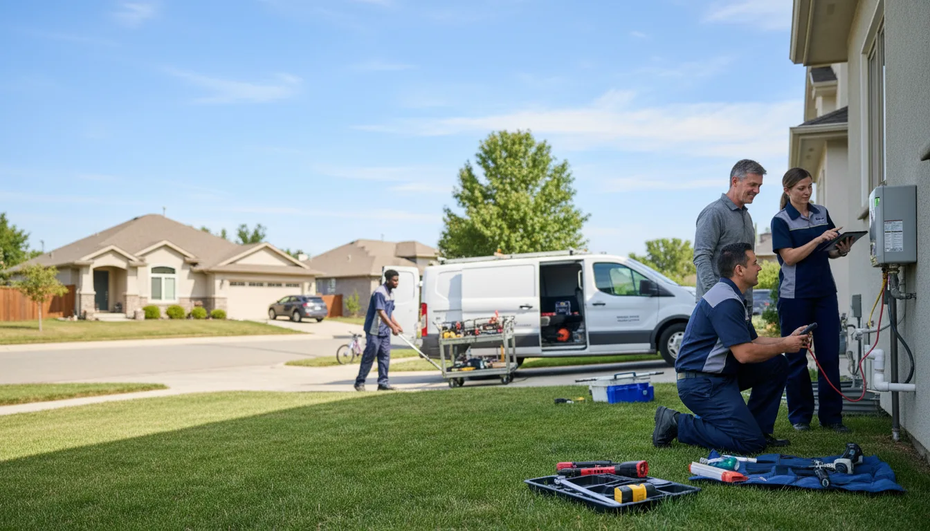 Tankless water heater service in Hoople, ND